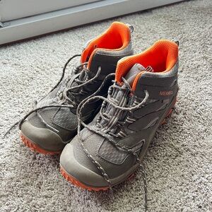 Merrell Trail Shoes in Gray and Orange